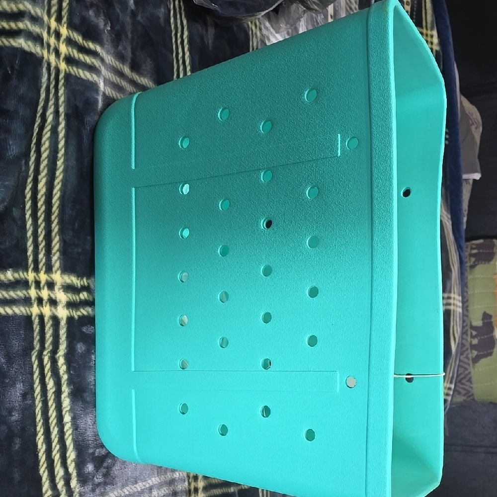 Addoklm Beach Bag, Rubber XL Teal Storage Bin..NEW WITH TAGS